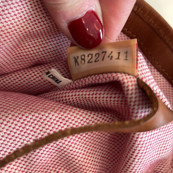 Vintage monogram DB Dooney & Bourke leather tassel detail handbag purse bag - Picture 14 of 16